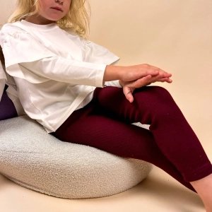 LEGGINSY FAWN WIŚNIOWE
